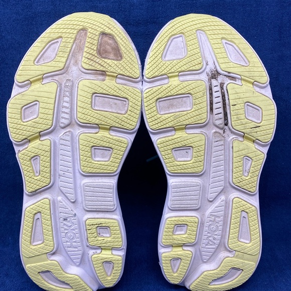 Hoka One One Bondi 9 Mint Green Women's Running Shoes Size 8 D Wide EXCELLENT - Picture 10 of 11